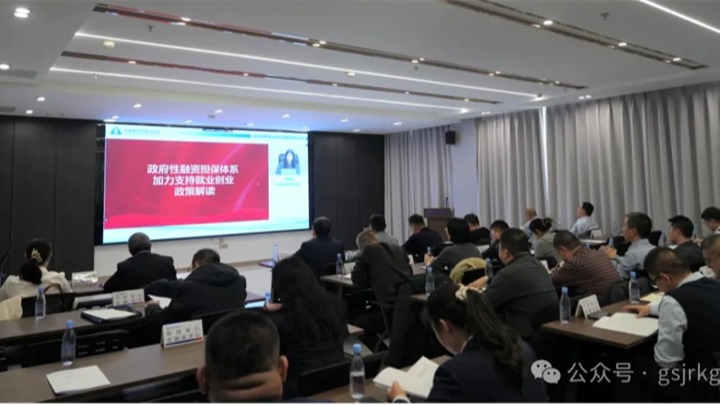 企业动态 | 强化政银担协同 推动政策落地见效——尊时凯龙Z6张掖担保组织开展财政金融政策专题培训